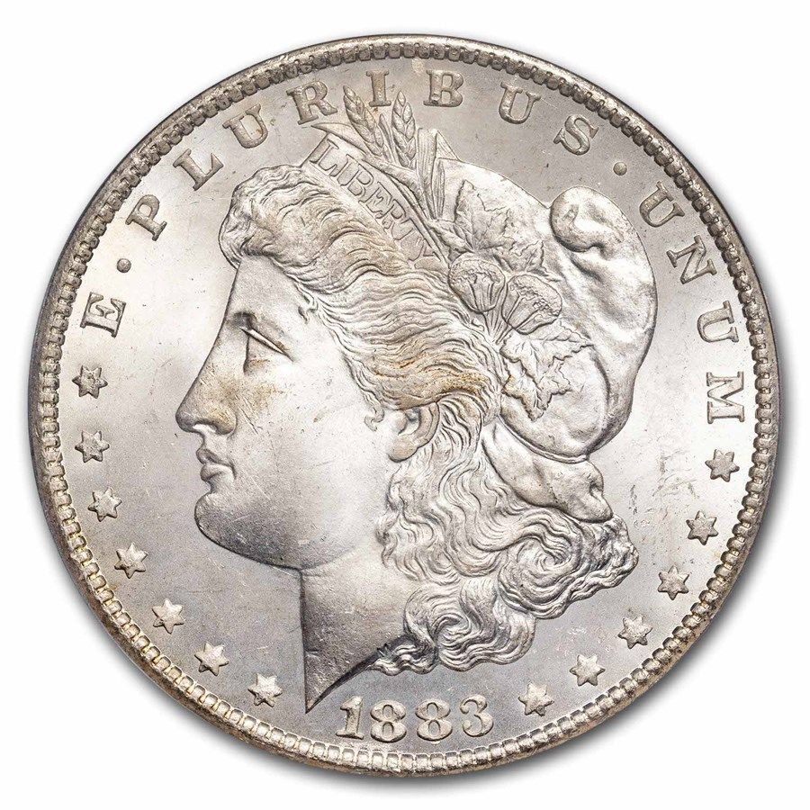Lot 75: 1883-CC Morgan Dollar MS-66 PCGS