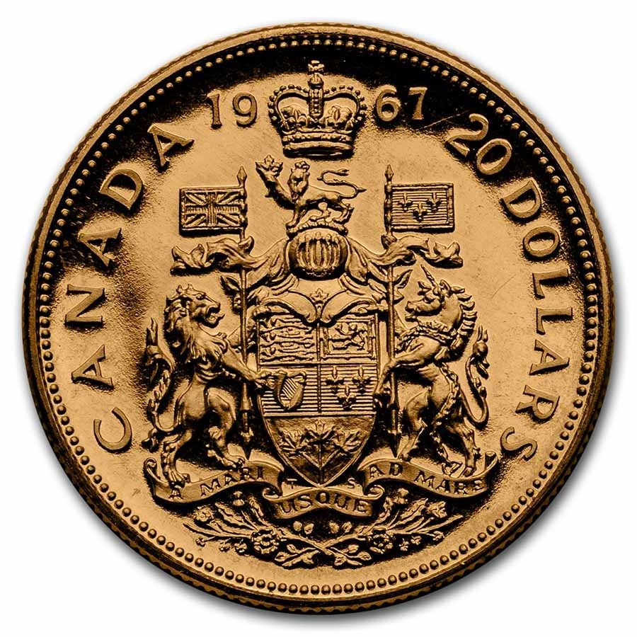 Lot 87: 1967 Canada 7-Coin Centennial Proof Set w/$20 Gold