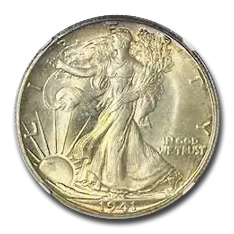 Lot 111: 1941-D Walking Liberty Half Dollar MS-67+ NGC