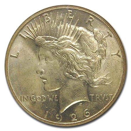 Lot 122: 1926 Peace Dollar MS-64 NGC