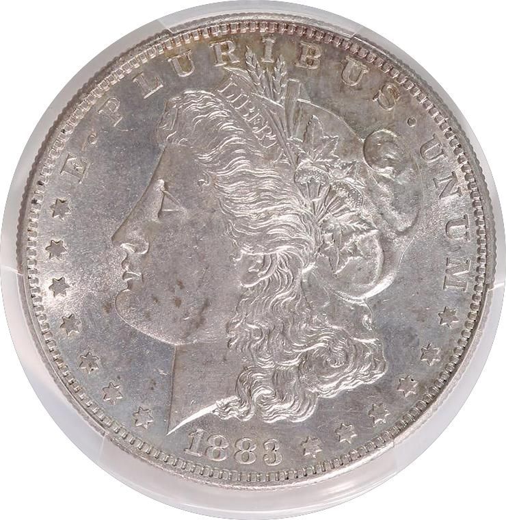 Lot 139: Morgan Silver Dollar 1883-S AU Details PCGS