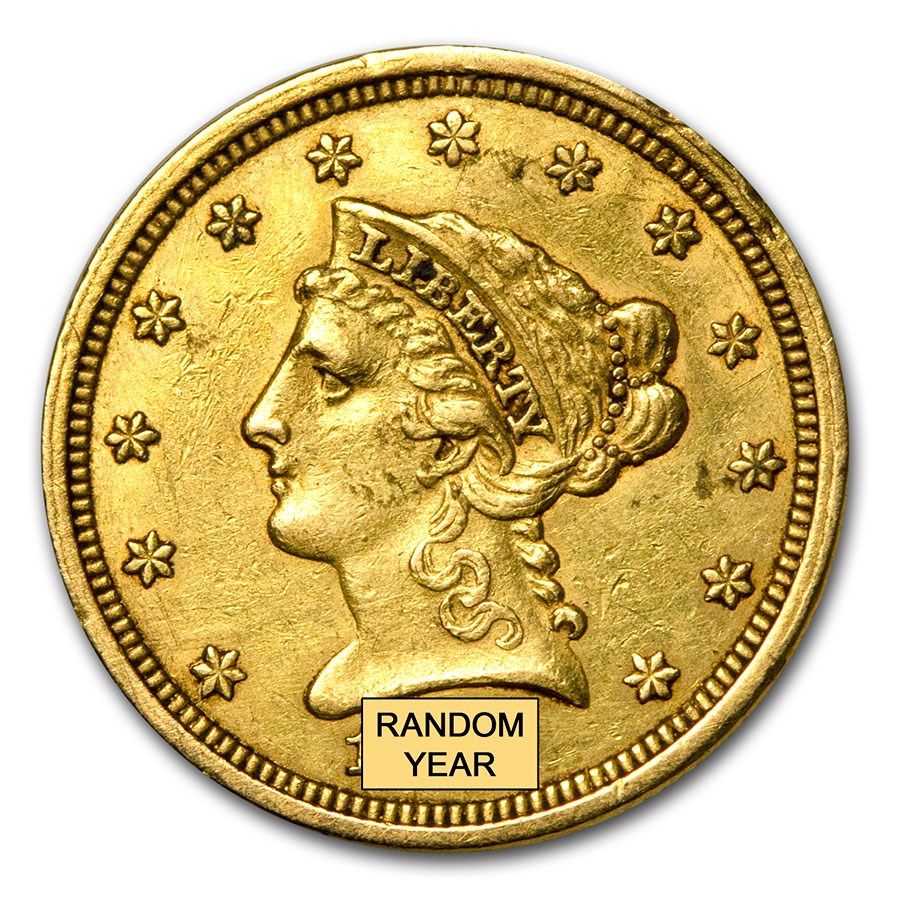 Lot 230: $2.50 Liberty Gold Quarter Eagle (Cleaned)