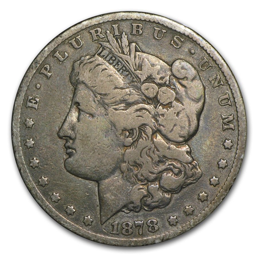 Lot 234: Morgan Silver Dollar Almost Uncirculated 1878-CC