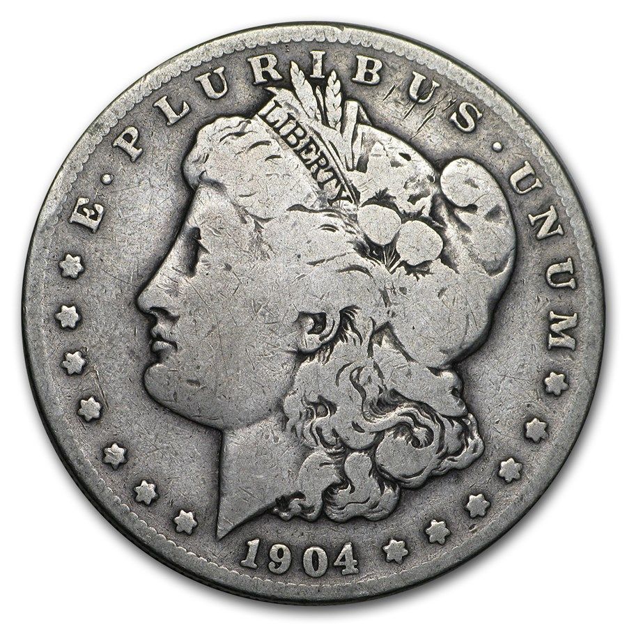 Lot 237: Morgan Silver Dollar Extra Fine Condition 1904-S