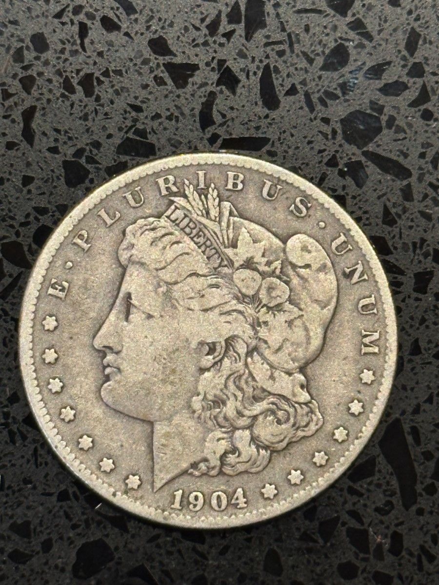 Lot 238: 1904-S Morgan Dollar Cracked From Roll - F