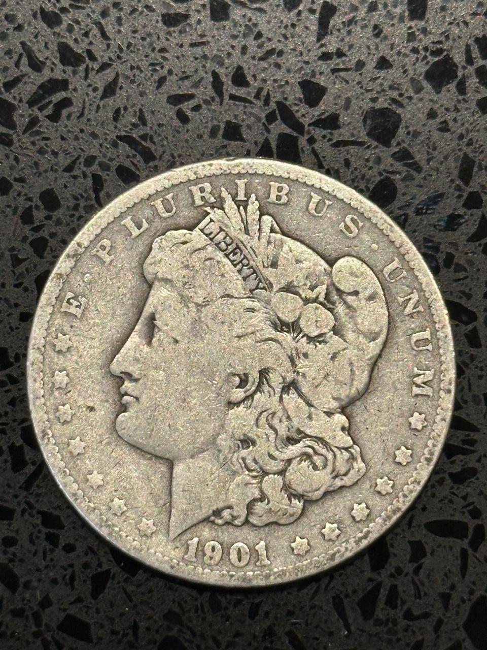 Lot 242: 1901 Morgan Dollar Cracked From Roll - G-VG
