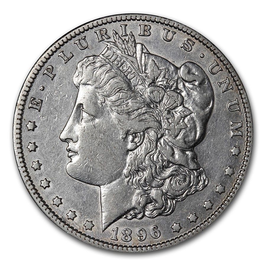 Lot 109: 1896-S Morgan Dollar XF Details (Cleaned)