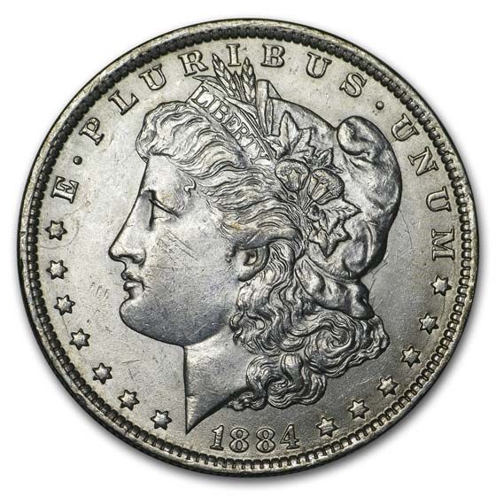 Lot 183: 1878-1904 Morgan Dollars AU