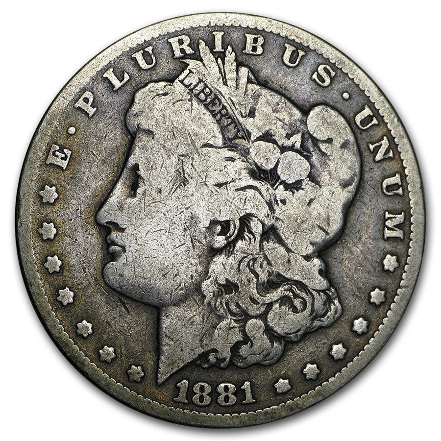 Lot 228: Carson City Morgan Silver Dollar 1881-CC Uncirculated GSA