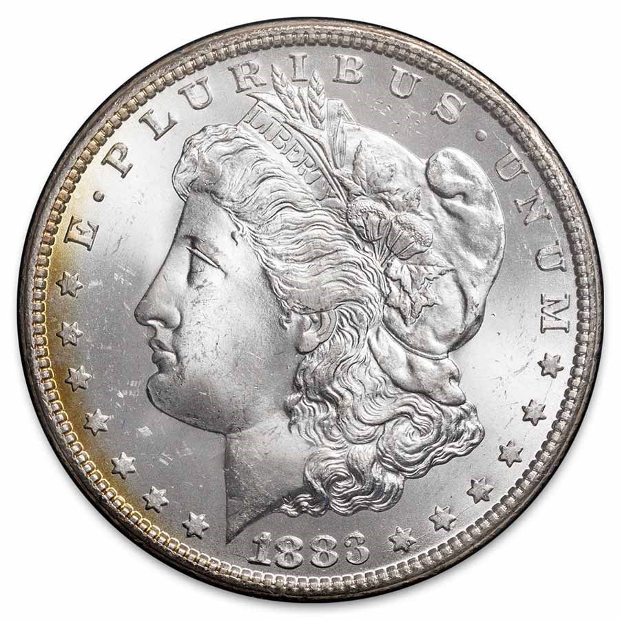 Lot 234: Carson City Morgan Silver Dollar 1883-CC GSA MS66 NGC