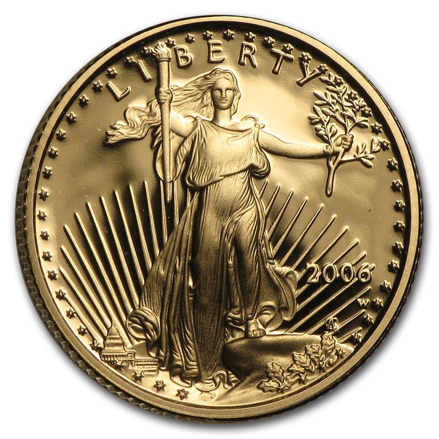 Lot 239: 2006-W 1/10 oz Proof American Gold Eagle