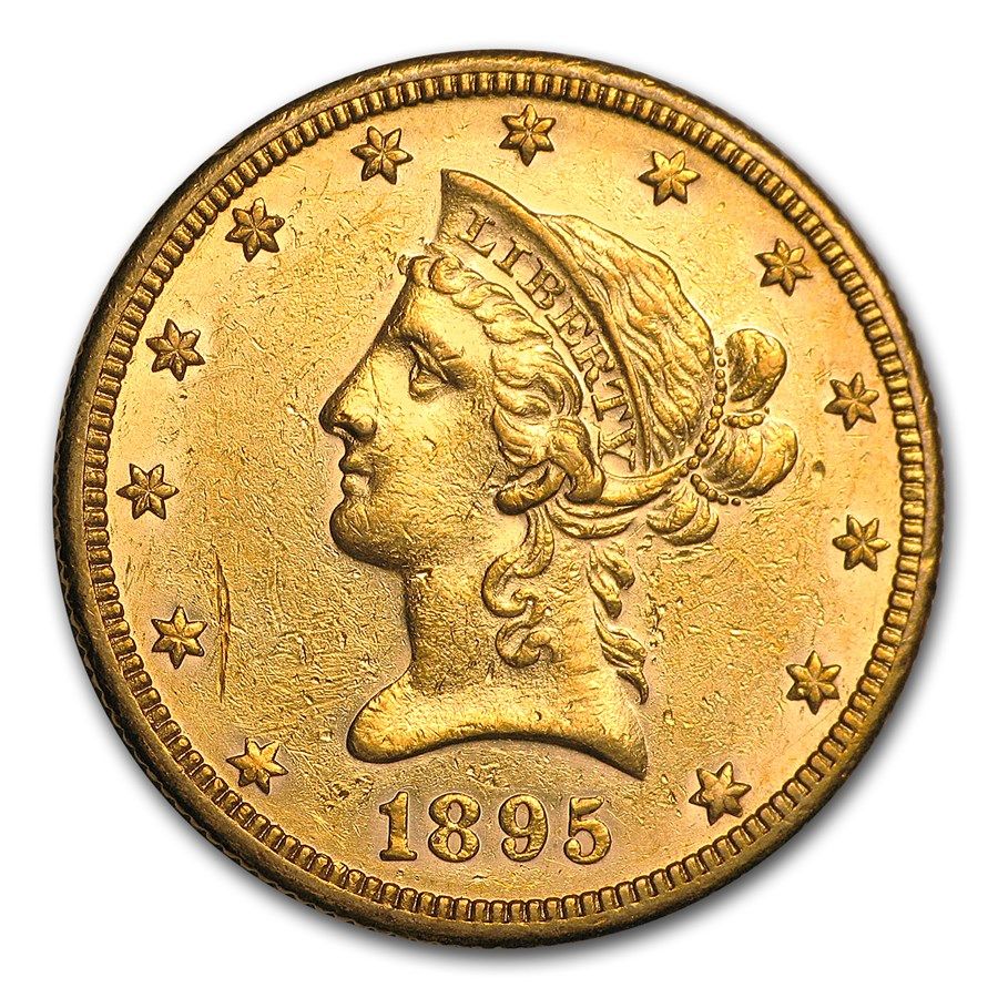 Lot 92: 1895-O $10 Liberty Gold Eagle AU