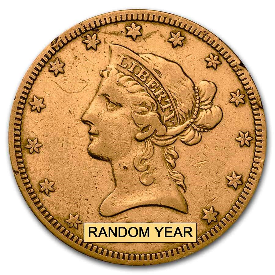 Lot 128: $10 Liberty Gold Eagle New Orleans Mint (Cleaned)