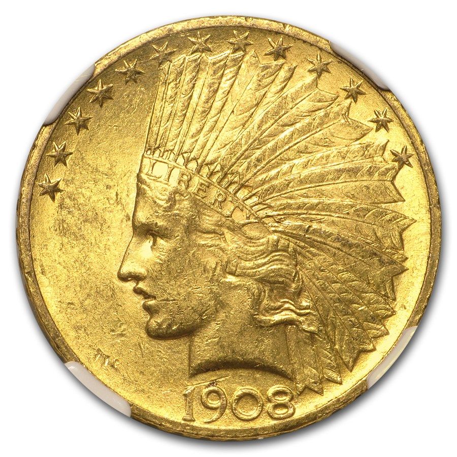 Lot 149: $10 Indian Gold Eagle MS-61 NGC (Random)