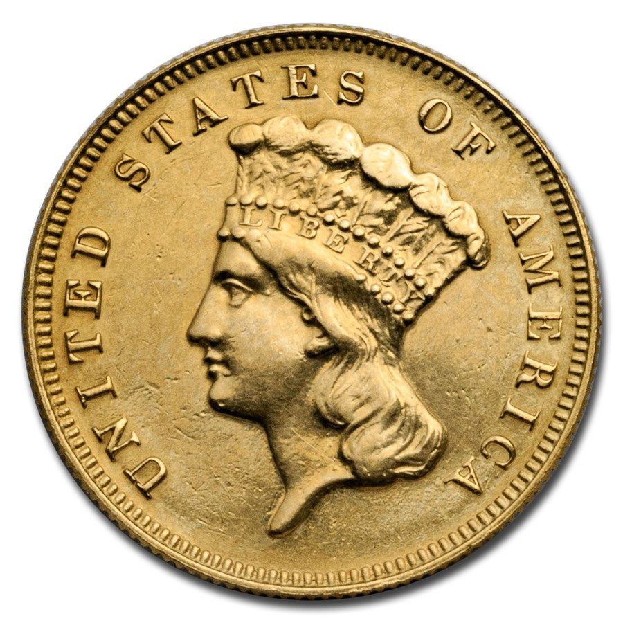 Lot 228: $3 Gold Princess AU Details (Cleaned)