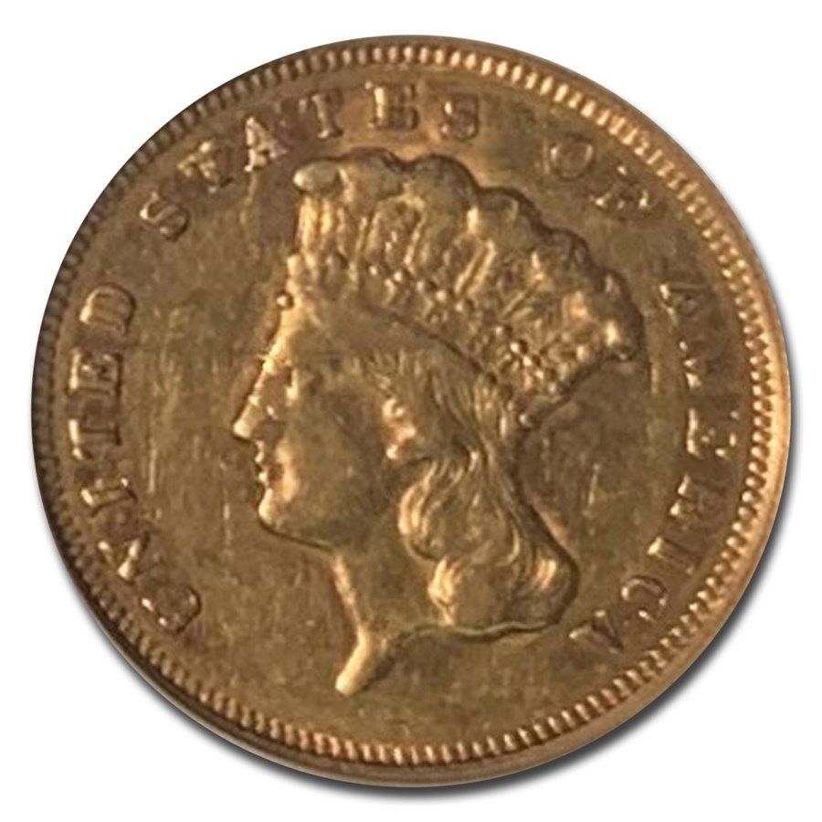 Lot 84: 1874 $3 Gold Princess XF-45 NGC