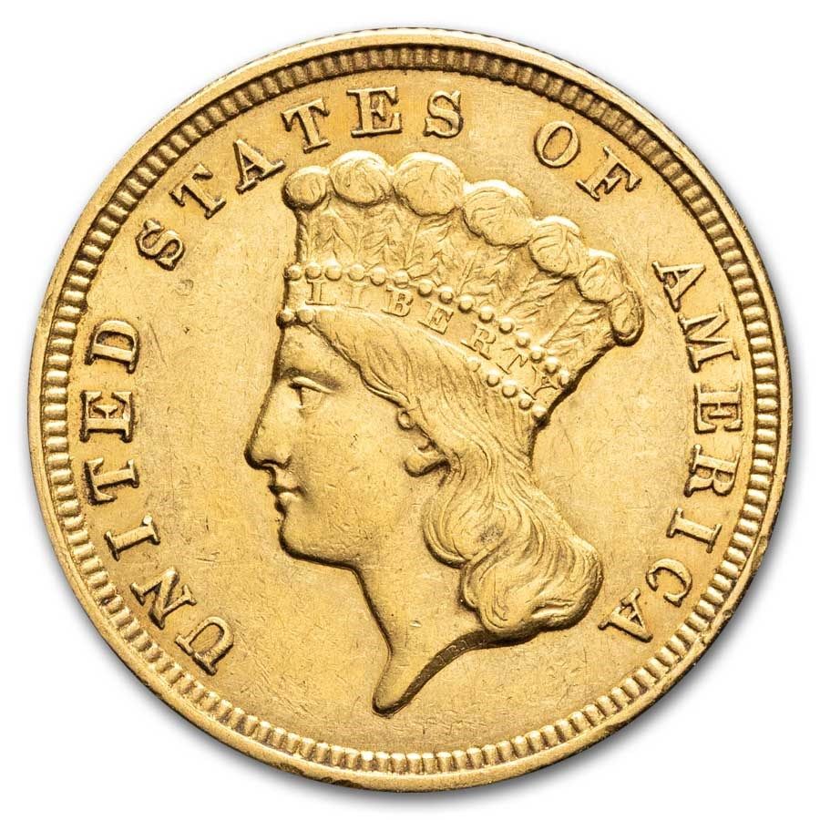 Lot 93: 1856 $3 Gold Princess AU