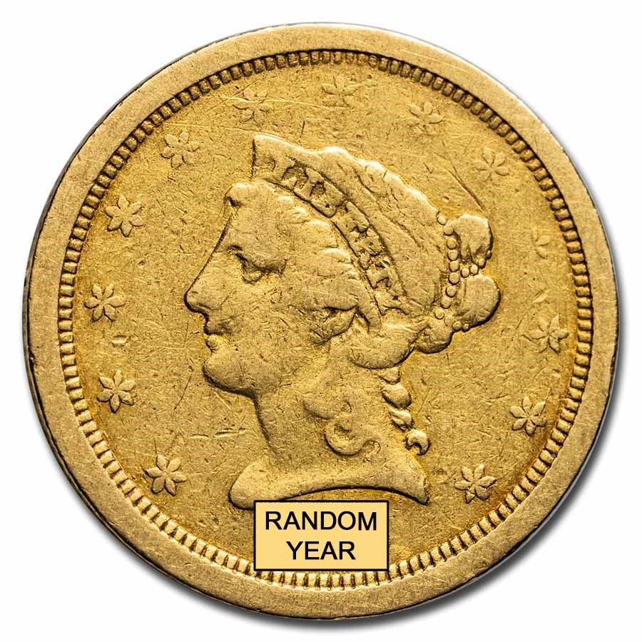 Lot 141: $2.50 Liberty Gold Quarter Eagle "O" Mint (Cleaned)