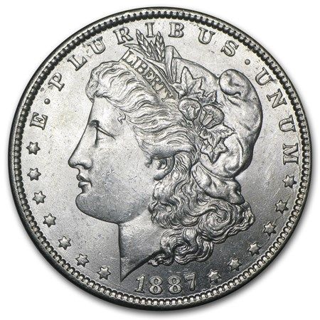Lot 154: 1887-O Morgan Dollar BU