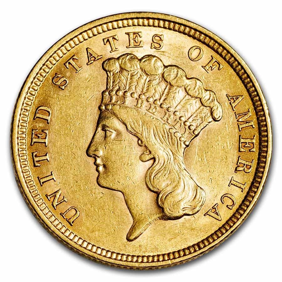 Lot 236: 1854 $3 Gold Princess AU