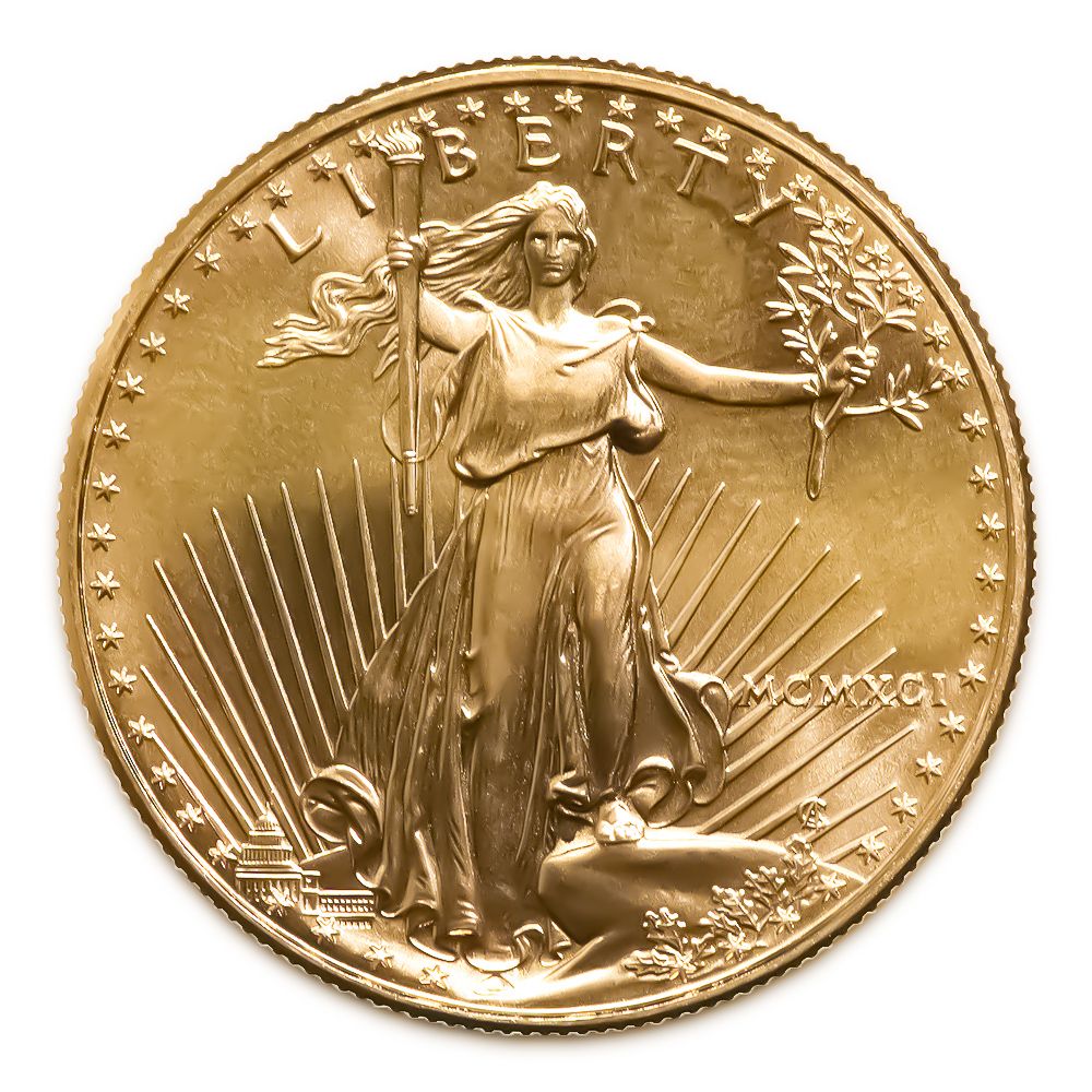 Lot 51: 1991 American Gold Eagle 1/10 oz Uncirculated