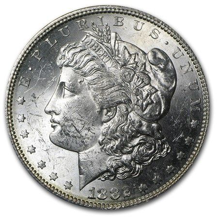 Lot 72: 1882-S Morgan Dollar Cracked From Roll BU
