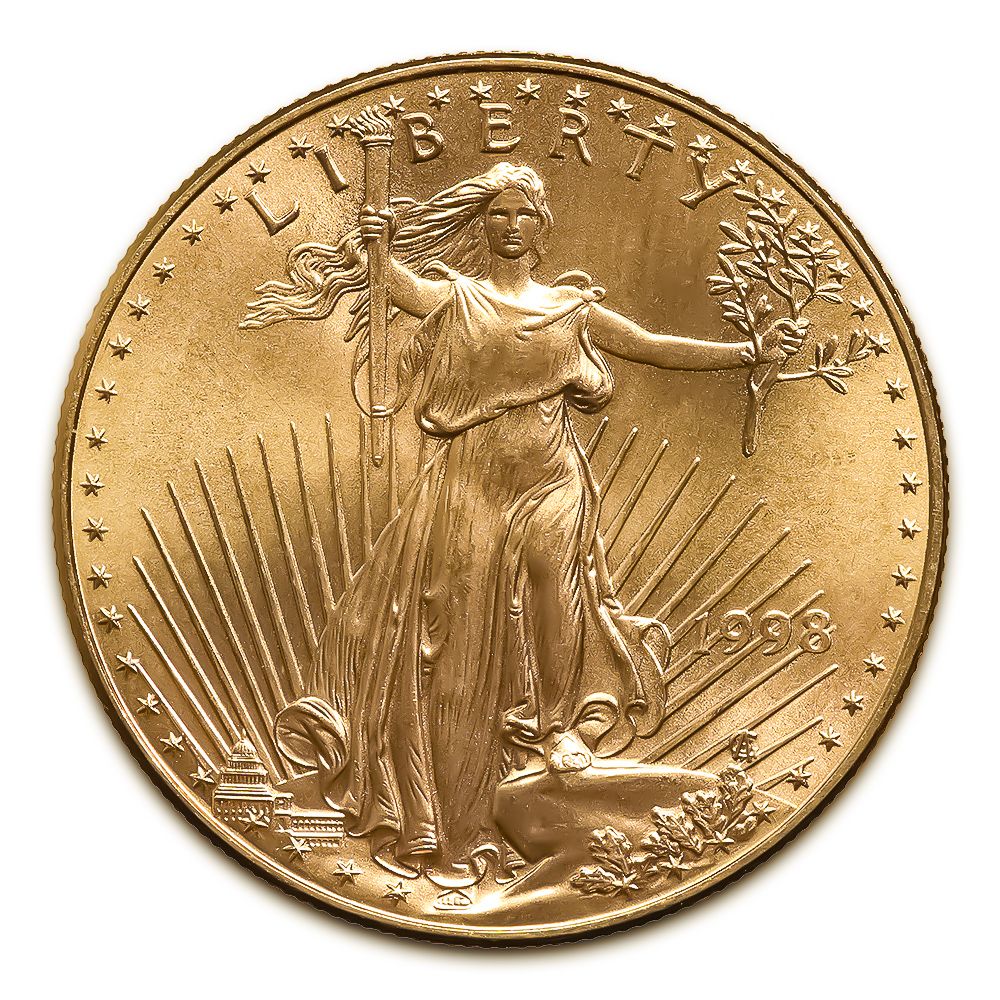 Lot 137: 1998 American Gold Eagle 1/10 oz Uncirculated