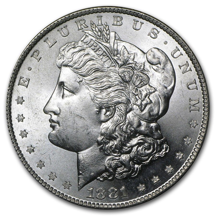 Lot 212: 1881-S Morgan Dollar Cracked From Roll BU