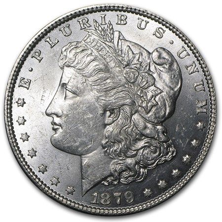 Lot 219: 1879- Morgan Dollar Cracked From Roll BU