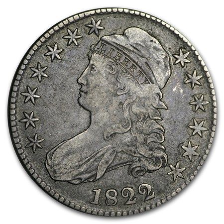 Lot 225: Bust Half Dollar Extra Fine 1822