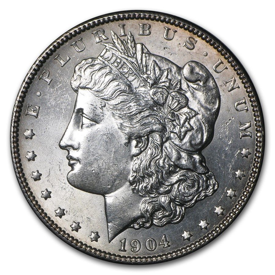 Lot 235: 1904- Morgan Dollar Cracked From Roll BU