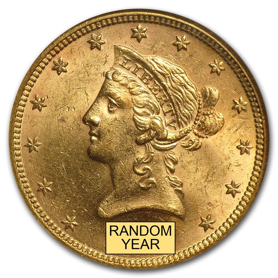Lot 89: $10 Liberty Gold Eagle MS-61 NGC (Random)