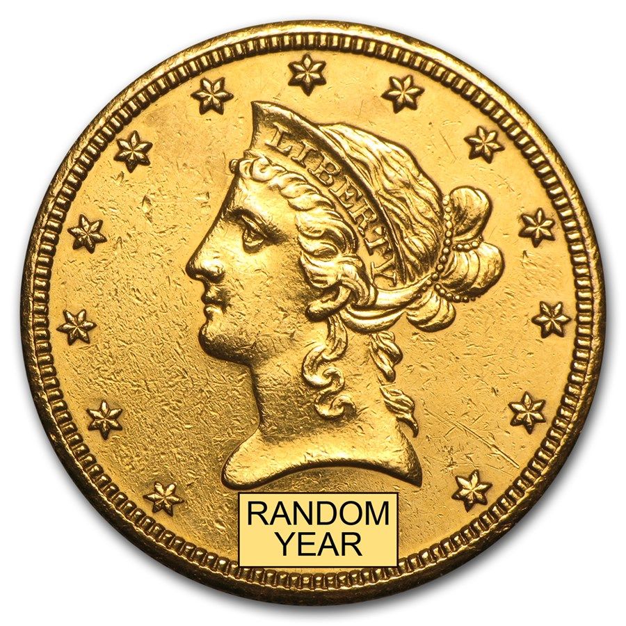 Lot 126: $10 Liberty Gold Eagle (Cleaned)