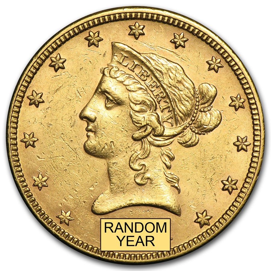Lot 130: $10 Liberty Gold Eagle AU (Random Year)