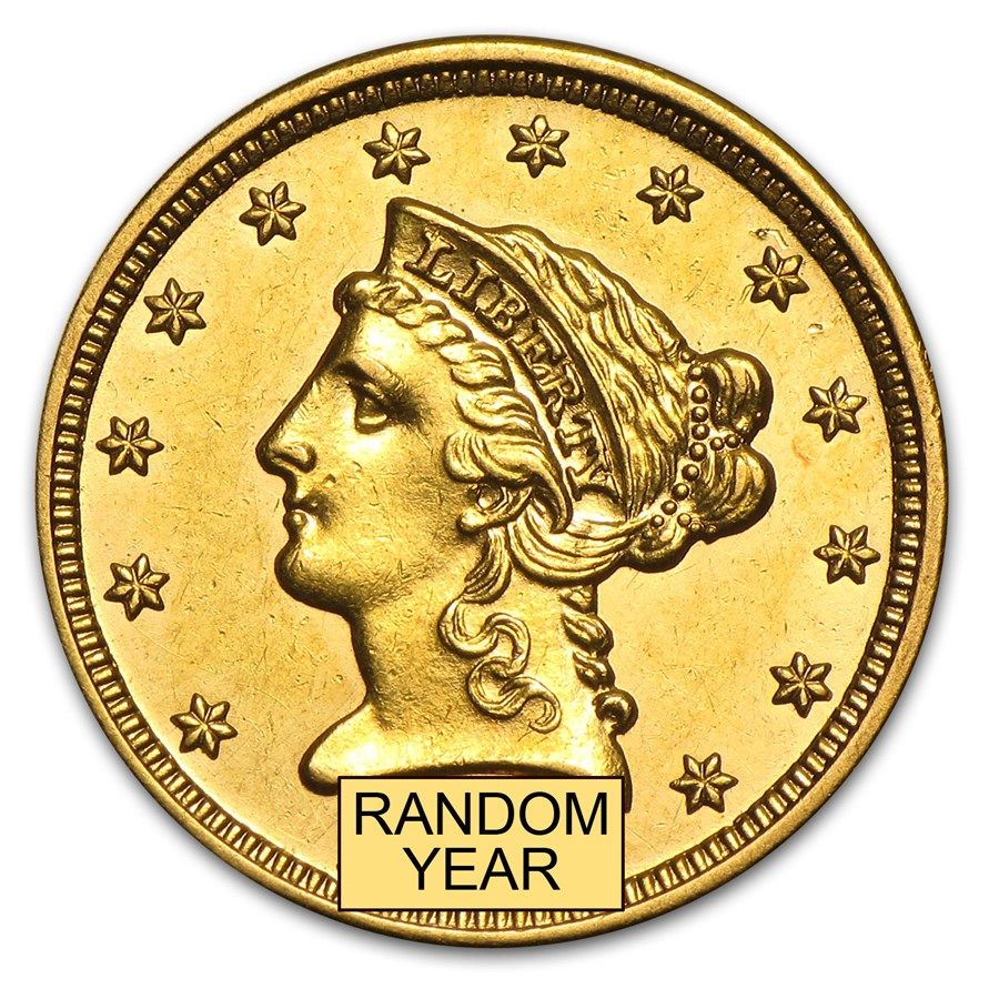Lot 236: $2.50 Liberty Gold Quarter Eagle AU (Random Year)