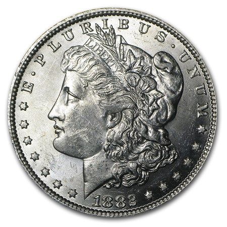 Lot 53: 1882-O Morgan Dollar BU