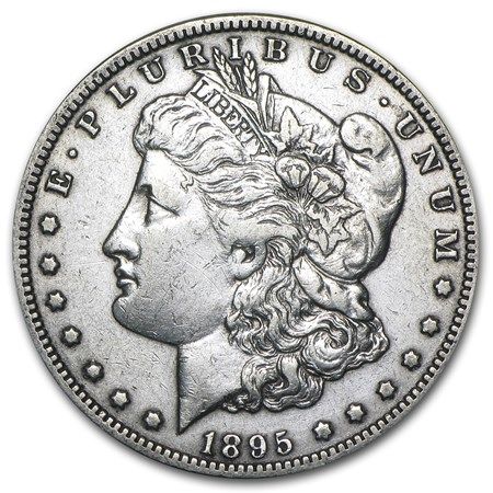 Lot 118: Morgan Silver Dollar Fine Condition 1895-O