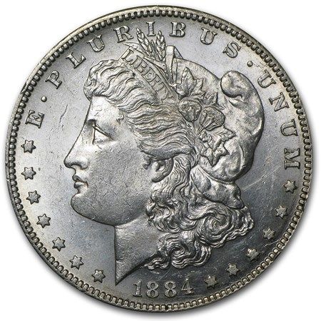 Lot 135: 1884-S Morgan Dollar BU