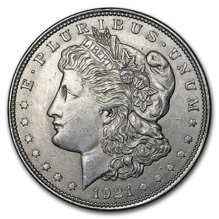 Lot 205: 1921- Morgan Dollar BU