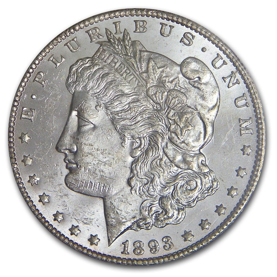 Lot 216: Morgan Silver Dollar Fine Condition 1893-CC