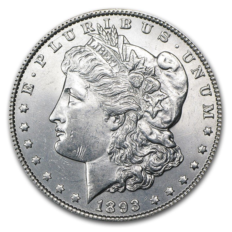 Lot 247: Morgan Silver Dollar Very Fine Condition 1893