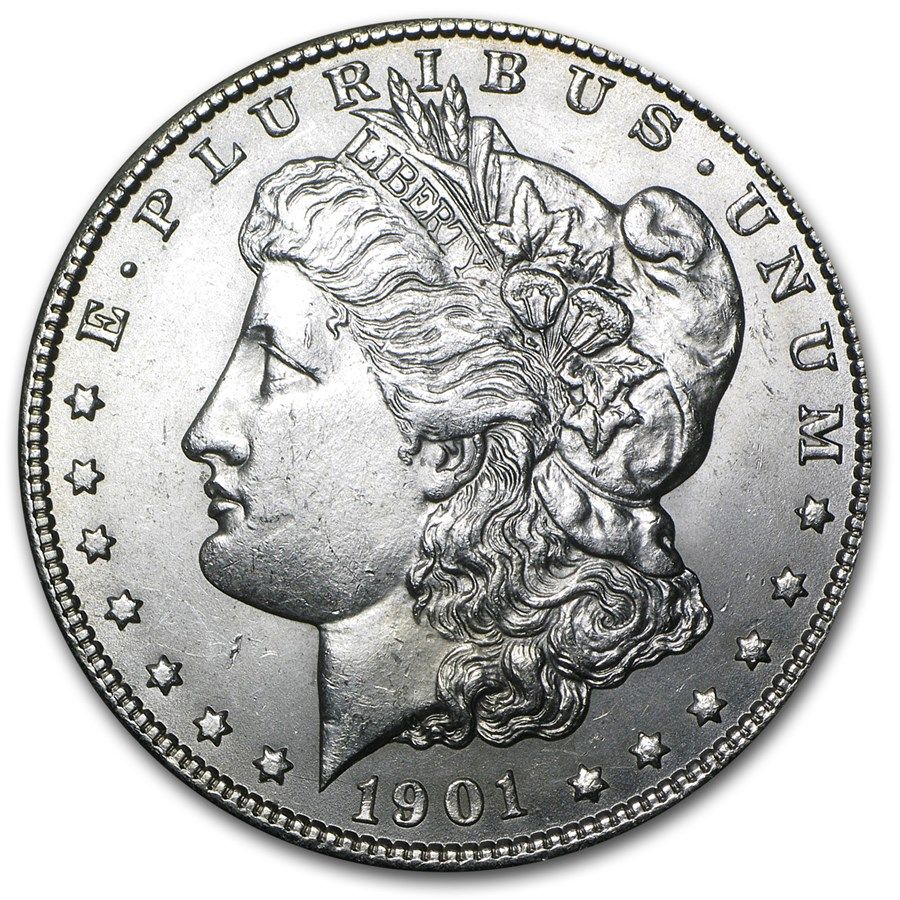 Lot 40: 1901- Morgan Dollar BU