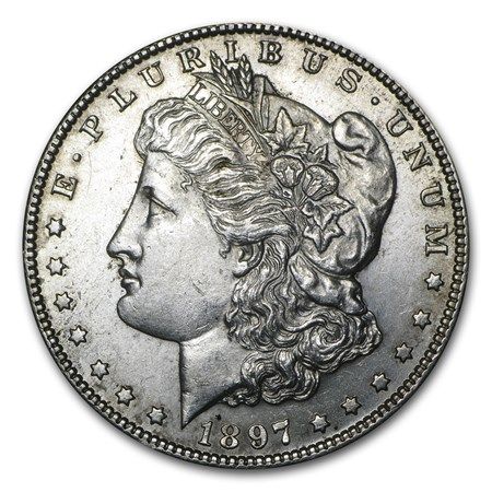 Lot 76: 1897-S Morgan Dollar BU