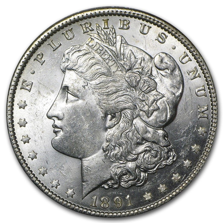 Lot 140: 1891- Morgan Dollar BU