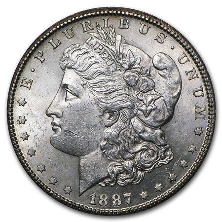 Lot 150: 1887-S Morgan Dollar BU