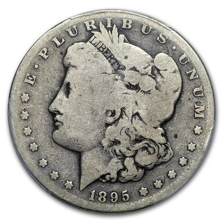 Lot 206: Morgan Silver Dollar G-VG 1895-S