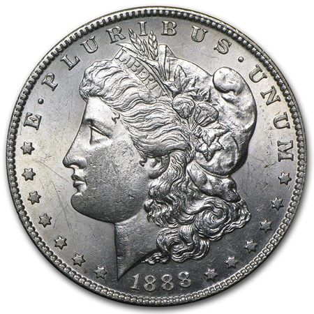 Lot 207: 1888-S Morgan Dollar BU