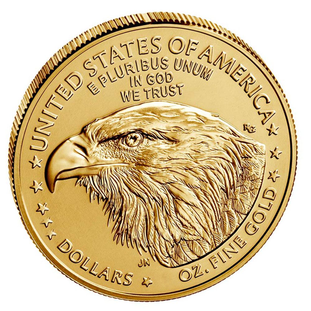 Lot 76: 2021 American Gold Eagle 1/10 oz Uncirculated Type 2