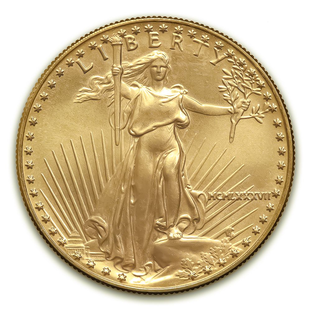 Lot 93: 1987 American Gold Eagle 1/10 oz Uncirculated