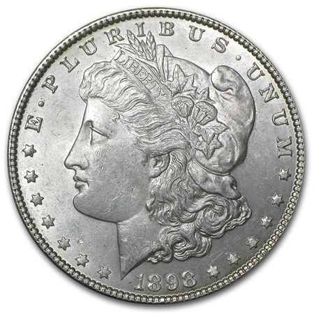 Lot 96: 1898- Morgan Dollar BU